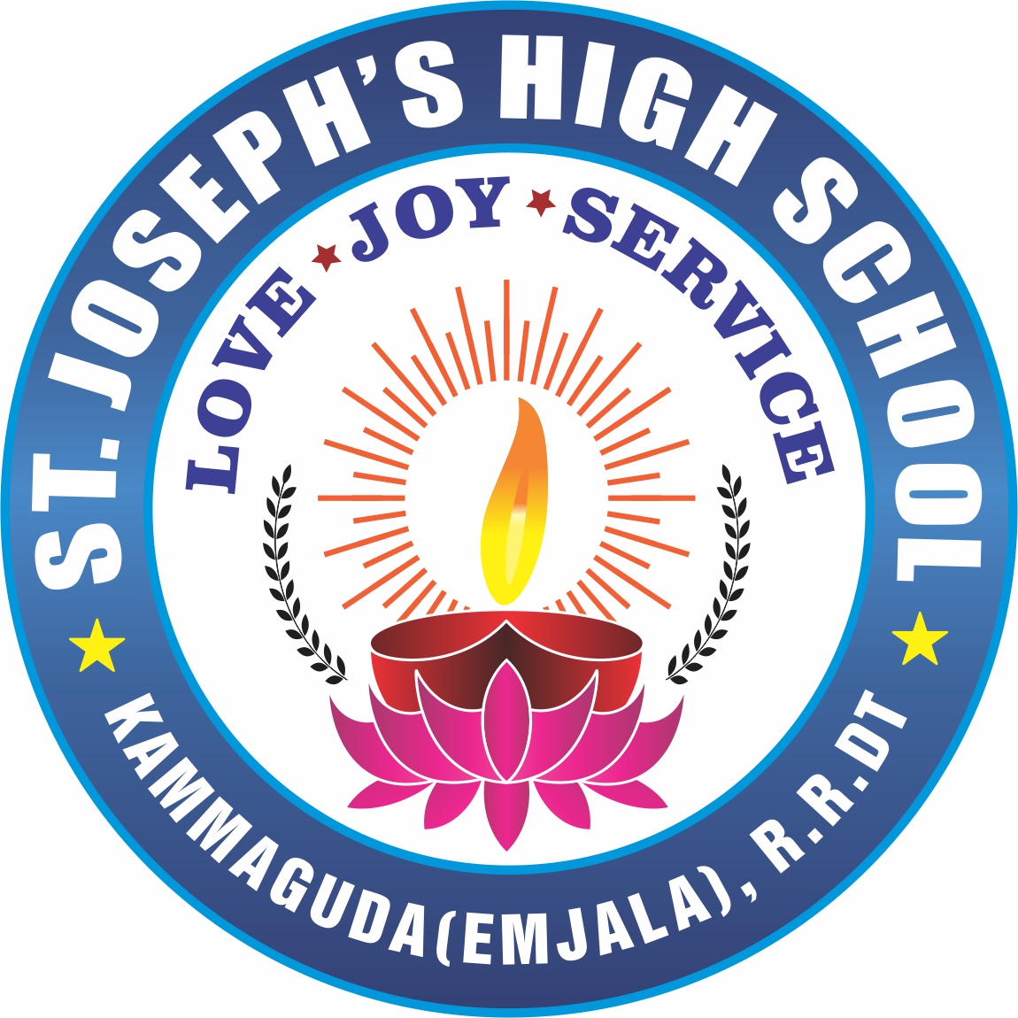 St. Joseph's High School Shamshabad Emjala logo